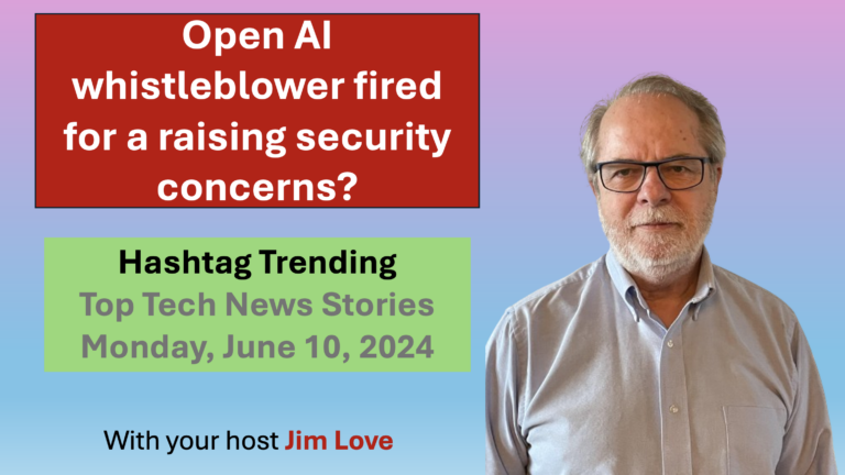 OpenAI whistleblower says he was fired for voicing concerns about security: Hashtag Trending, Monday June 10, 2024